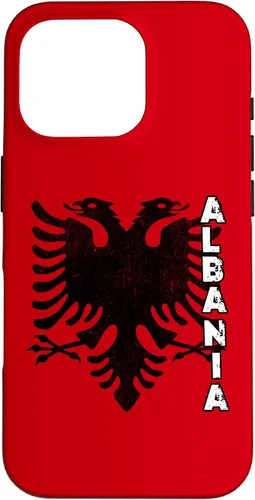 Miniatura 19 de Funda para iPhone 13 Pro Albania Bandera de Albania Double Eagle Flamuri Shqiperia