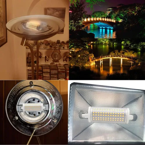 Miniatura 5 de Bombilla LED R7s 4.646 in 30w Bombillas Regulables Led Reemplazo Halógeno 300 W Tipo J Doble Extremo T3 R7s Base 300w Reflector Equivalente