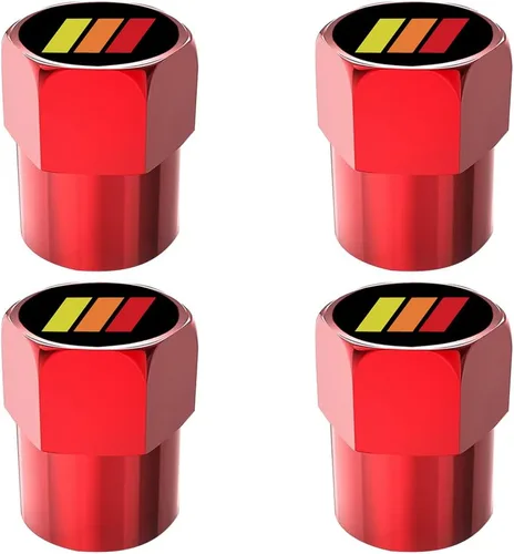 4 tapas de vástago de válvula de neumático de automóvil metálicas de aleación de aluminio para Toyota Tacoma 4Runner Tundra Rav4 Highlander TRD,