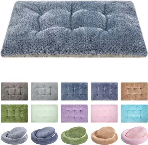 Miniatura 18 de WONDER MIRACLE Fuzzy - Camas de lujo para mascotas, camas súper afelpadas para perros o gatos, ideal para jaulas de perros, apta para lavar a L-uva