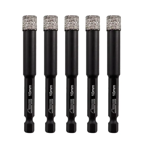 Miniatura 8 de SHDIATOOL Brocas de diamante seco 1/4 "para azulejos de porcelana cerámica porcelana mármol granito diámetro 0.236 in 2 unids