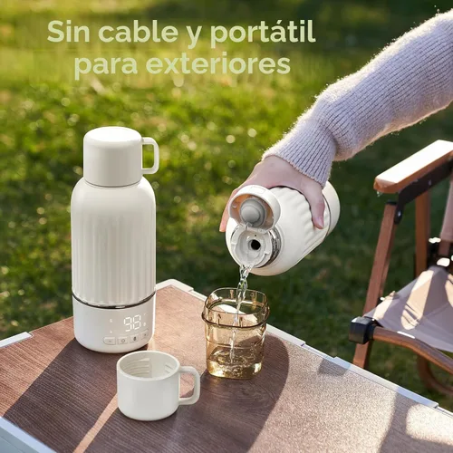 Miniatura 7 de Snow Bear Calentador de biberones portátil para viajes, calentamiento rápido en 2.5 minutos para leche materna, batería de 10200 mAh con pantalla M2