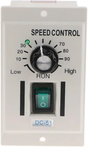 Miniatura 2 de AC 110V 400W perilla controlador de velocidad del motor DC 0-90V variable ajustar el control del torno