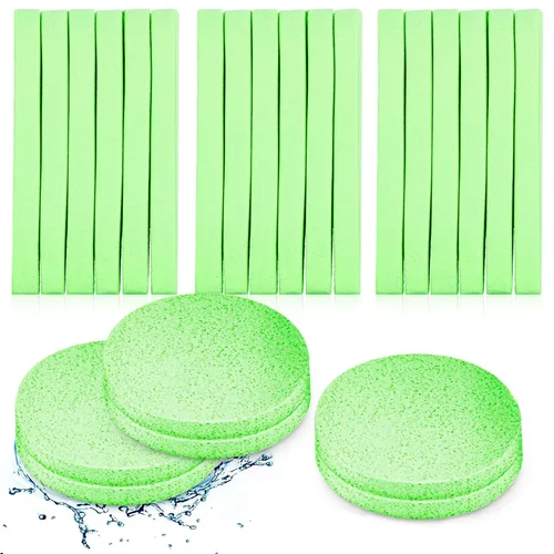 Miniatura 11 de Patelai 120 esponjas faciales comprimidas para esteticistas, eliminación de maquillaje facial, almohadilla de esponja de limpieza, exfoliante, spa