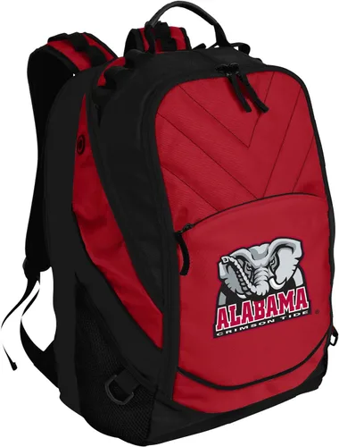 Miniatura 8 de Broad Bay Mochila Alabama University of Alabama Crimson Tide - Bolsas para computadora portátil, Negro y Gris - Logo Redondo, Tamaño único, Mochila