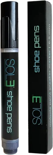 SOL3 Shoe Pens™ - Pintura para zapatos de cuero, lona, gamuza y tejido de primera calidad para zapatos de cuero, lona, gamuza y tejido (negro)