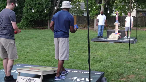 Miniatura 5 de Cluster Flux Bolsos de Cornhole ACE Pro + Kits PRO Tecnología de Almohadilla de Cluster Doble Cara Resbaladiza y Pegajosa para Todo Clima