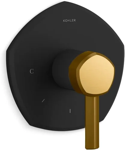 Miniatura 23 de KOHLER K- TS27043-3-BV Occasion™ RITE-TEMP VALVE TRIM, vibrante bronce cepillado
