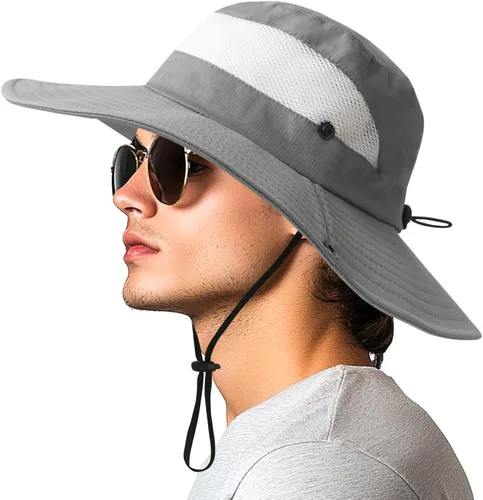 Miniatura 11 de PFFY Sun Beach Hats for Women Men UV Protection Wide Brim Foldable Fishing Sun Bucket Hat Outdoor Essentials