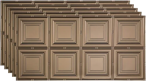 Miniatura 28 de FASÄDE Panel de techo decorativo de vinilo para retrato en blanco mate (muestra de 12 x 12 pulgadas)