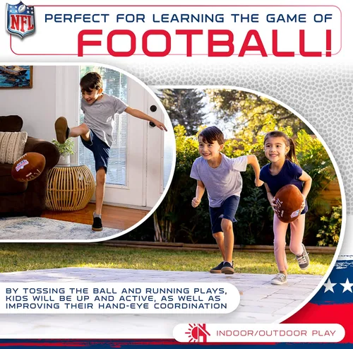 Miniatura 4 de Franklin Sports MyFirst Pelotas Deportivas de Felpa Suave - Juguete de Peluche Relleno de Baloncesto, Béisbol + Fútbol Americano para Niños - NBA