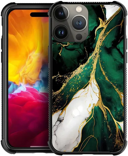 Miniatura 19 de DJSOK Compatible con iPhone 13 Funda, Diseño con Patrón Parachoques Trasero Anti Arañazos Esquinas Reforzadas TPU Suave Caver, Fundas para Hombres