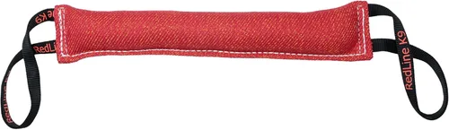 Miniatura 5 de REDLINE K-9 Juguete de remolcador de mordida de perro 3 "x 16" 2 mango Bite Suit French Linen (negro)