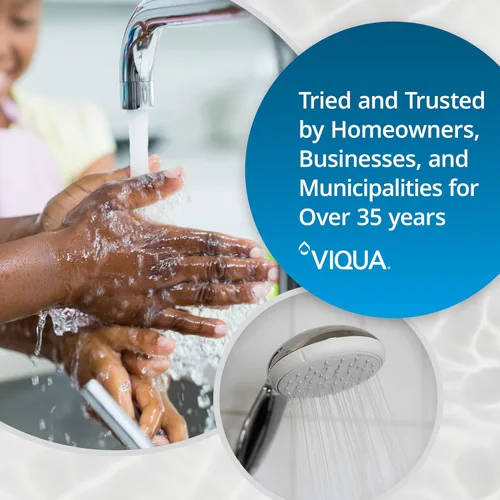 Miniatura 7 de Viqua VH410-F20 Sistema de tratamiento de agua UV para el hogar con prefiltro integrado, 18 GPM para toda la casa y filtración comercial ligera