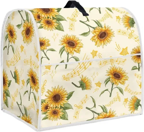 Miniatura 15 de Funda para batidora de pie de libélula bohemia compatible con mezclador de cocina de 4.5 a 5 cuartos de galón, a prueba de polvo, cubierta