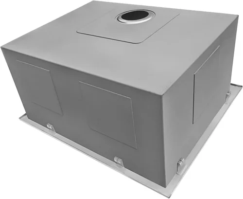 Miniatura 6 de Ruvati RVU6010 - Fregadero de lavandería de 25 x 22 x 12 pulgadas, fregadero de acero inoxidable de calibre 16 profundo, fregadero de lavandería