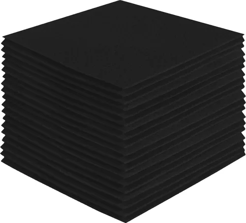 Miniatura 90 de FabricLA Hojas de fieltro acrílico para manualidades, cuadrados de fieltro precortados suaves de 4 x 4 pulgadas (3.9 in x 3.9 in), utiliza hojas