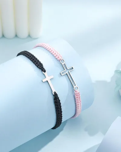 Miniatura 4 de VU100 Pulseras a juego para parejas Pulseras Regalos para novia novio Regalos de relación a larga distancia Pulseras a juego Regalo para aniversario