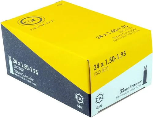 Miniatura 40 de Sunlite Tubos de válvula Schrader Standad, varios tamaños Negro