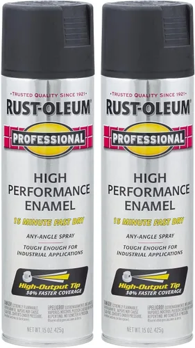 Miniatura 34 de Rust-Oleum 7515838 Pintura en aerosol de esmalte profesional de alto rendimiento, 14 onzas, aluminio