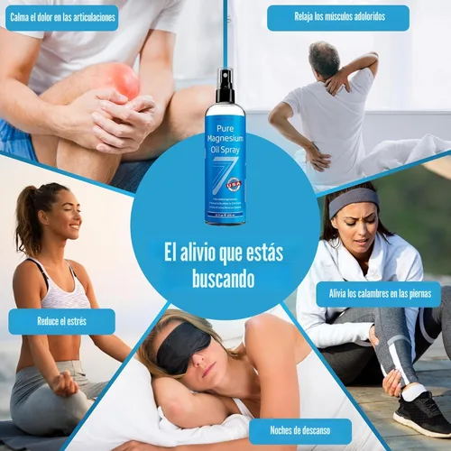 Miniatura 4 de Aceite puro de magnesio USP, grande de 12 onzas, con libro electrónico gratis (idioma español no garantizado), excelente cura para un mejor sueño