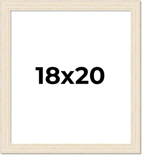 Miniatura 102 de Marco de fotos blanco de madera real de 10 x 12 pulgadas de ancho de 1.5 pulgadas Profundidad interior de 0.5 pulgadas Marco de fotos envejecido