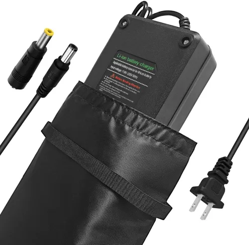 54.6V 3A / 5A Super Fast Charger for 48V Battery,7 Types of Plugs to Choose from, No Need Adapter,More Secure.Compatible with Most Plugs. with