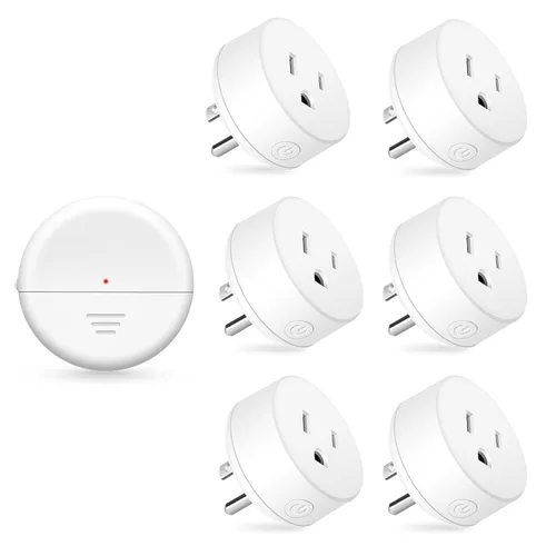 Miniatura 68 de NineLeaf Interruptor de salida remoto inalámbrico, interruptor de lámpara remoto, interruptor decorativo de enchufe de luz de encendido y apagado