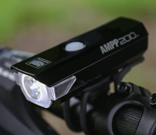 Miniatura 2 de CATEYE AMPP & ViZ - Kit combinado de luces para bicicleta recargables USB – IPX4 impermeable de alto lumen AMPP Opticube™ LED y luz de seguridad