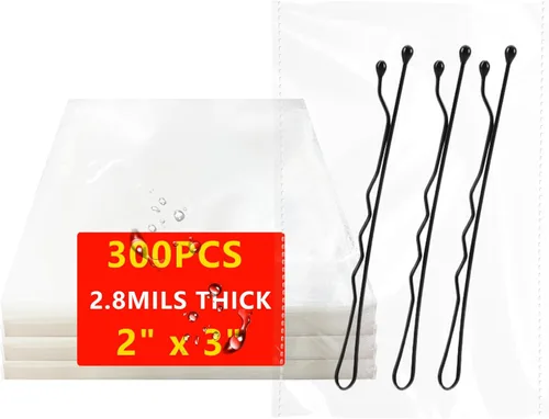 Miniatura 7 de DaTpuik 100 bolsas de celofán autosellantes de 4 x 6 pulgadas, bolsas transparentes para galletas, bolsa de celofán resellable para embalaje de Pacf