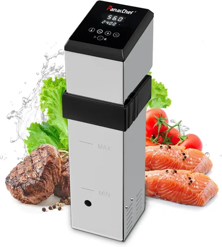 Máquina comercial Sous Vide de 1600 W, cocina de circulación de agua de 360°, circulador de inmersión de calentamiento rápido ultra silencioso de 15