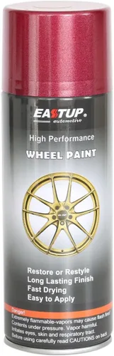 Miniatura 9 de EASTUP Pintura Metálica Premium Oro Champán para Llantas - Acabado Brillante, Alta Durabilidad, Resistente al Desvanecimiento, Pintura en Aerosol