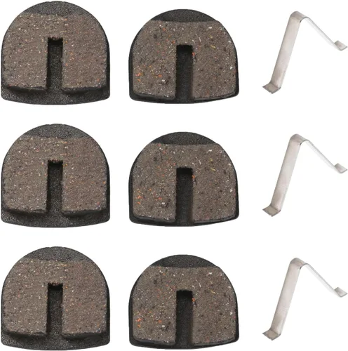 KAMIER Pastillas de freno delanteras y traseras redondeadas de repuesto para Razor MX650 MX500 SX500 Mcgrath Dirt Bike Electric 4 Wheeler ATV Dirt