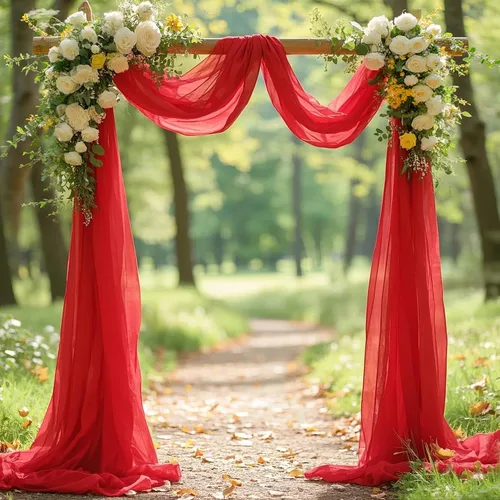Miniatura 9 de FUHSY Cortinas moradas para arco de boda, 6 yardas, 2 paneles de tela de gasa, cortinas de techo para bodas, cortinas moradas para telón de fondo
