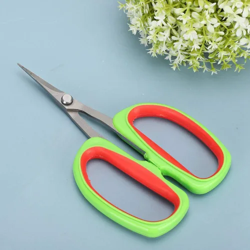 Miniatura 8 de Tijeras de recortar jardín curvado Vivosun Tijeras de poda de uva de acero inoxidable Bonsái Rama de árboles frutales Tijeras de recorte Tijeras