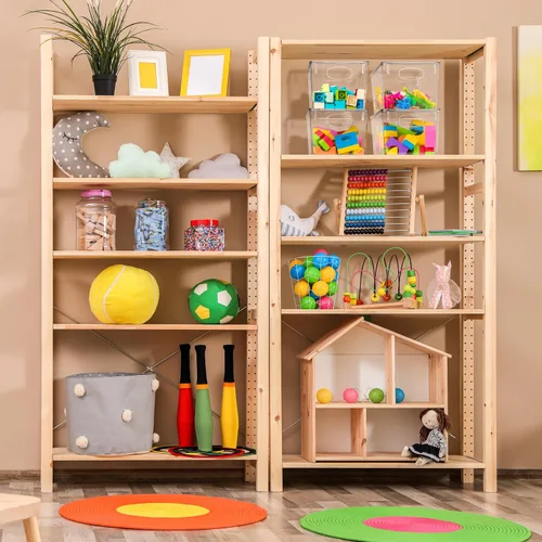 Miniatura 4 de Sorbus - Paquete de 8 contenedores grandes de plástico transparente con tapas – Organizador apilable para juguetes, ropa, medicina, maquillaje