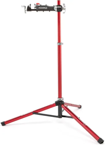 FEEDBACK SPORTS | Soporte de reparación de bicicletas para mecánico profesional con abrazadera de acción rápida y segura | Altura ajustable | Puesto