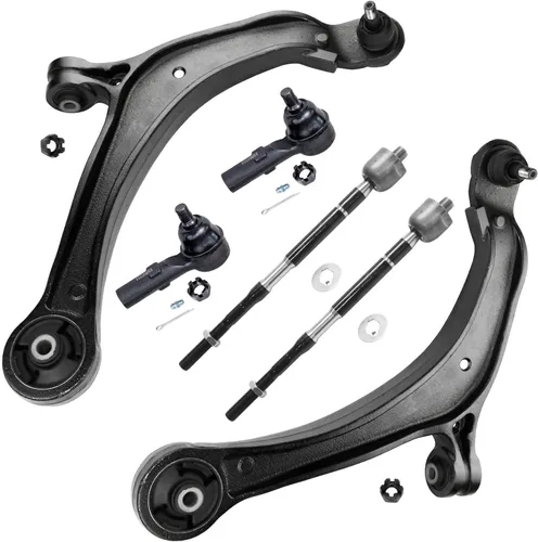 Miniatura 192 de Detroit Axle - Kit de extremo delantero para Chrysler 300 Dodge Charge Challenger 2011-2023, 2 brazos de control inferiores traseros 2 rótulas