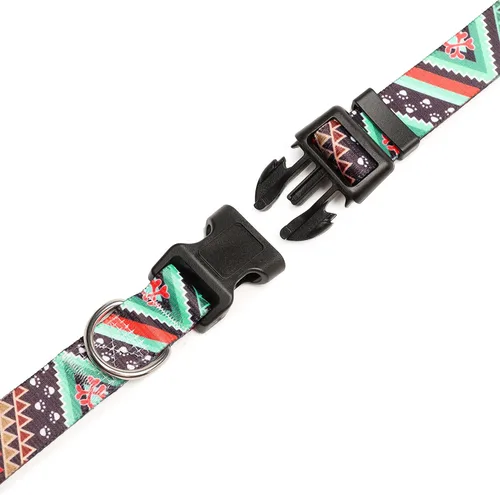 Miniatura 89 de Mercano Collar ajustable para perro, patrones de diseño especial, nailon suave, cómodo y resistente, collar para mascotas para perros pequeños