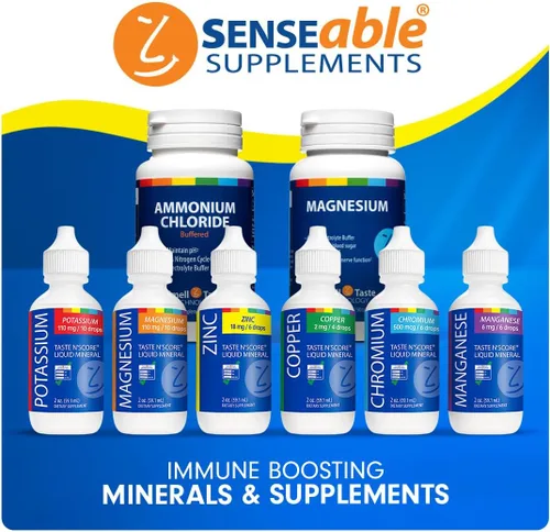 Miniatura 9 de Suplemento mineral iónico líquido de zinc Taste N' Score 100% puro; 18 mg; 118 porciones