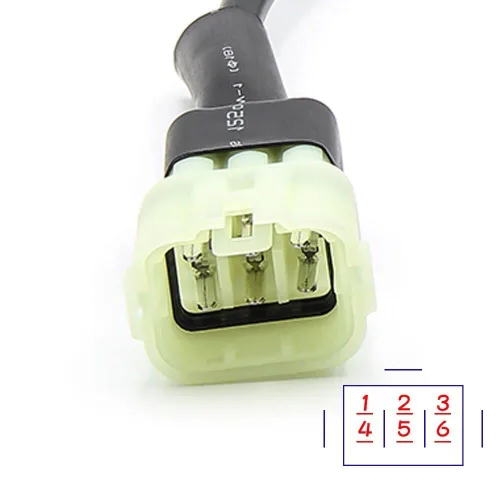 Miniatura 5 de Universal OBD 6 Pin Cable RC Moto Kline y CAN-Bus OBD2 Adaptador