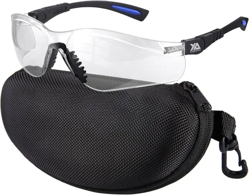 Miniatura 11 de xaegistac Gafas de tiro antivaho, protección ocular para el campo de tiro, lentes de seguridad ajustables con estuche rígido con cremallera