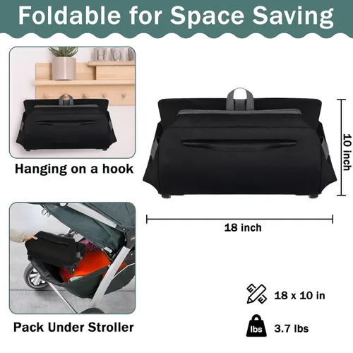 Miniatura 3 de Bolsa de viaje para asiento de coche infantil SCTEL Compatible con Doona, asiento de coche y base, Chicco Keyfit 35 y base, bolsa de viaje Doona