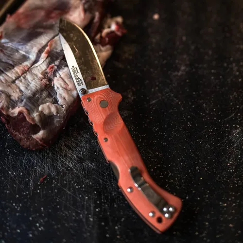Miniatura 7 de Cuchillo plegable Cold Steel Ultimate Hunter con hoja de 3.5" S35VN de filo de navaja, mango G-10 de 5" de fácil agarre con mecanismo de bloqueo