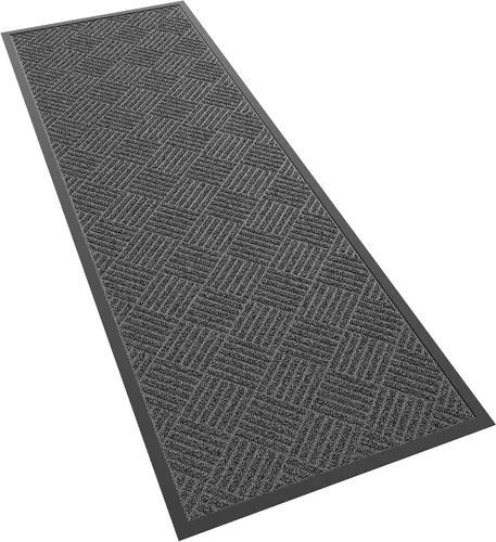 Miniatura 50 de Tapete para puerta delantera, 48 x 24 pulgadas, resistente para interiores y exteriores, tapete de bienvenida antideslizante para entrada, parte