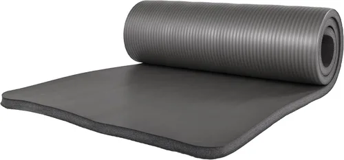 Miniatura 8 de BalanceFrom Juego de yoga de 7 piezas con esterilla extra gruesa de 71 x 24 x 1 pulgadas y correa de transporte – Incluye 2 bloques, correa de Gris
