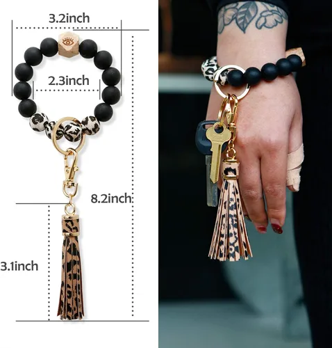 Miniatura 2 de Llavero pulsera Cadenas de pulsera con cuentas de silicona