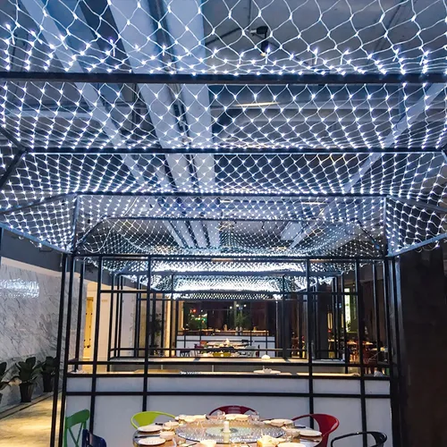 Miniatura 9 de JMEXSUSS Luces de Red al Aire Libre Impermeables, 12 pies x 5 pies con 8 Modos y Control Remoto, 360 LED, Luces de Red Enchufables para Decoración