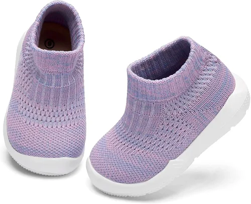 Miniatura 4 de Engtoy Baby Sock Shoes Baby Walking Shoes Infant Non-Slip Breathable Slippers with Soft Rubber Sole Baby Boys Girls Slip On Sneakers