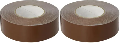 Miniatura 5 de Cinta para conductos de grado industrial de tela revestida de polietileno Nashua, 11 milésimas de grosor, 55 m de largo, 48 mm de ancho, Blanco, 1
